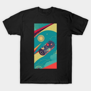 Surfboard on the Waves T-Shirt